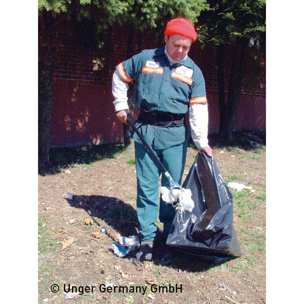 Robuster Müllgreifer mit Stahlzangen und variablen Längenoptionen-mundizio