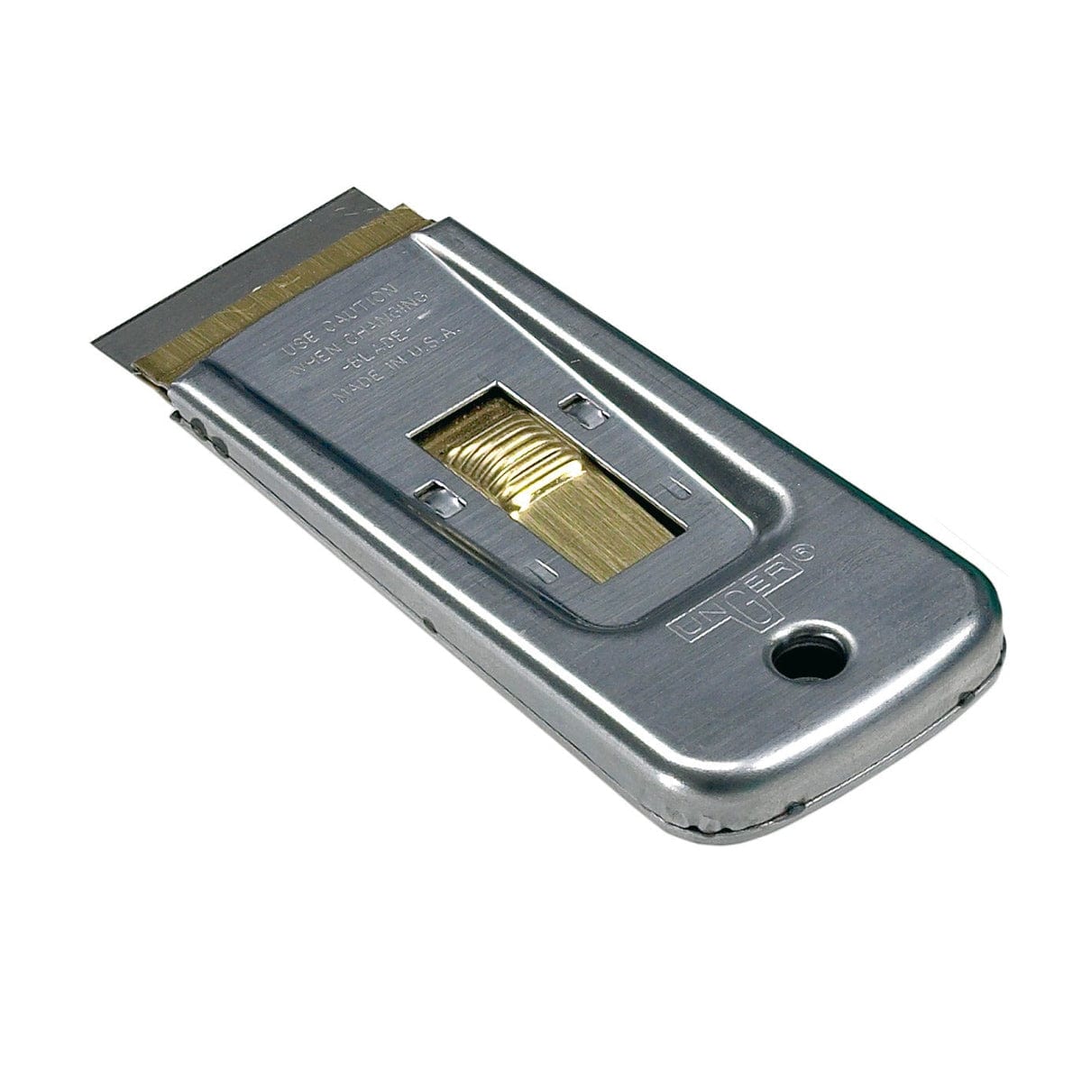 Sicherheitschaber mit robustem Metallgehäuse und einziehbarer Klinge-mundizio