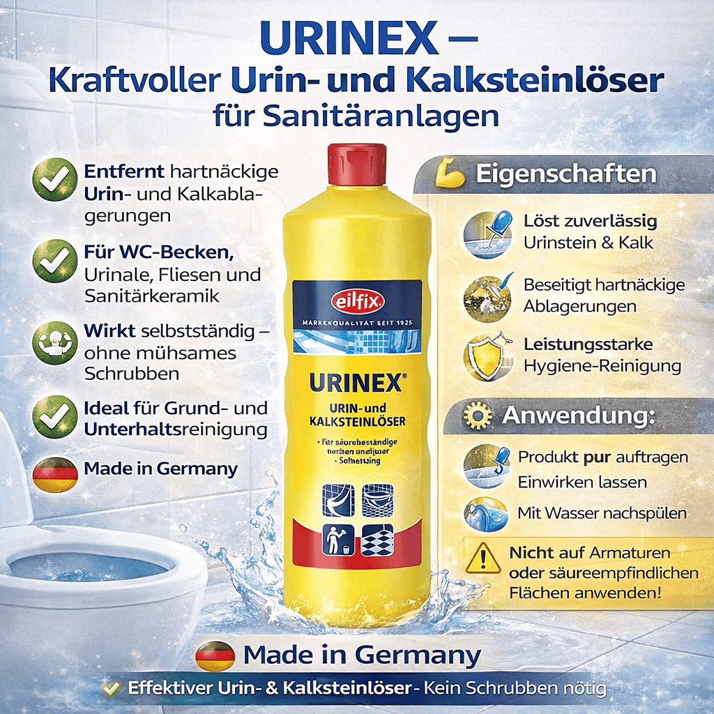 Kraftvoller Urin- und Kalksteinlöser für Sanitäranlagen und Fliesen-mundizio