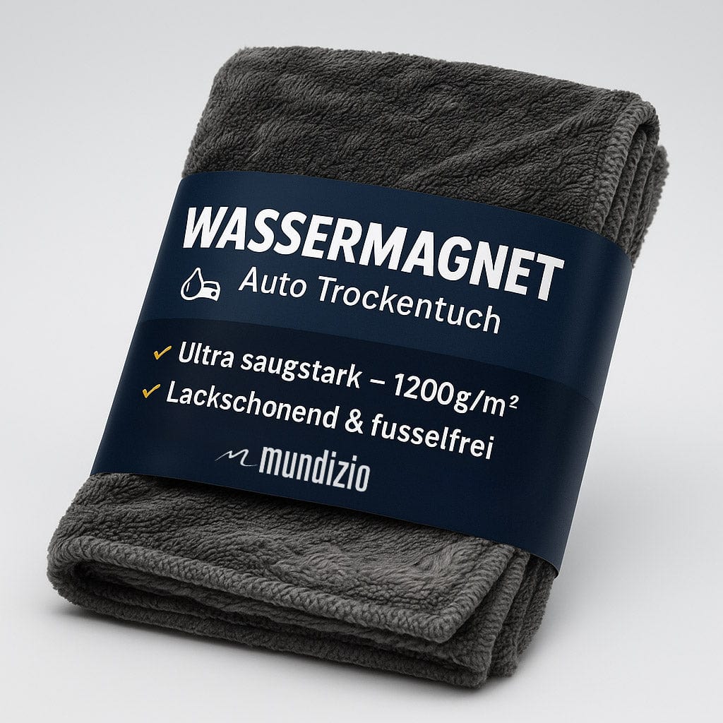 Wassermagnet Auto Trockentuch mit 1200g/m2 - extrem saugstark - fusselfrei