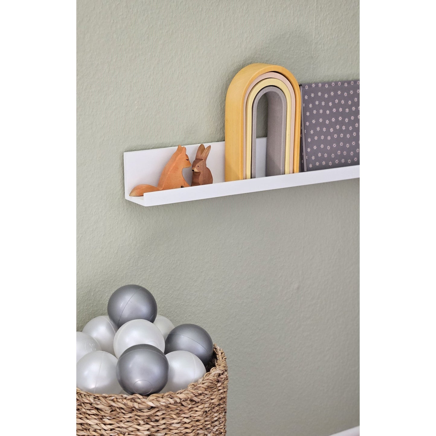 Fotoleiste Bilderleiste Schweberegal Holzregal Wandregal Bücherregal Wandboard