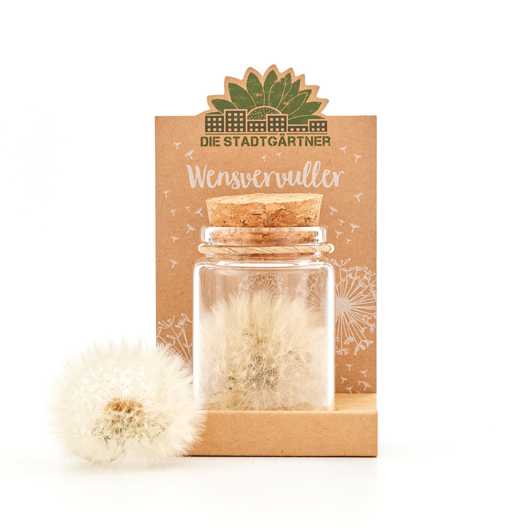 Handgemachte Wensvervuller mit über 100 Wünschen als kreatives Geschenk-Die Stadtgärtner