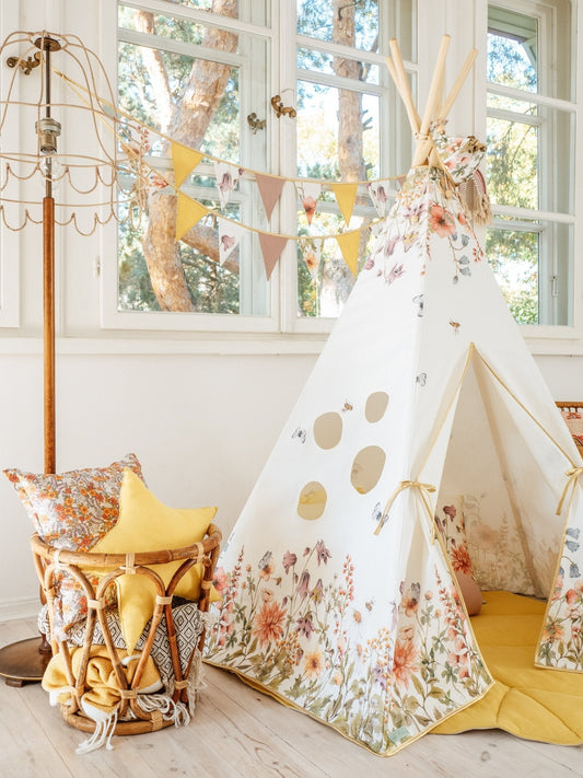 "Wildflowers" Teepee: Das perfekte Abenteuerzelt für Kinder-Familienmarktplatz