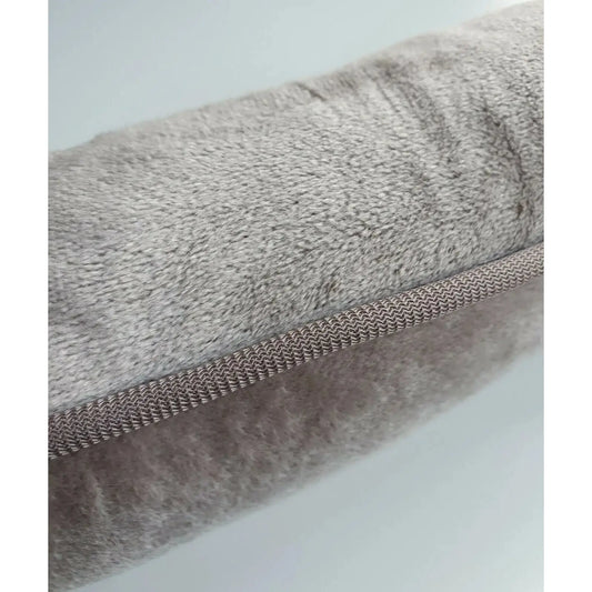 Zugluftstopper Windstopper Türwindstopper Zugluft Microfaser 90 cm Hellgrau-Miamonda