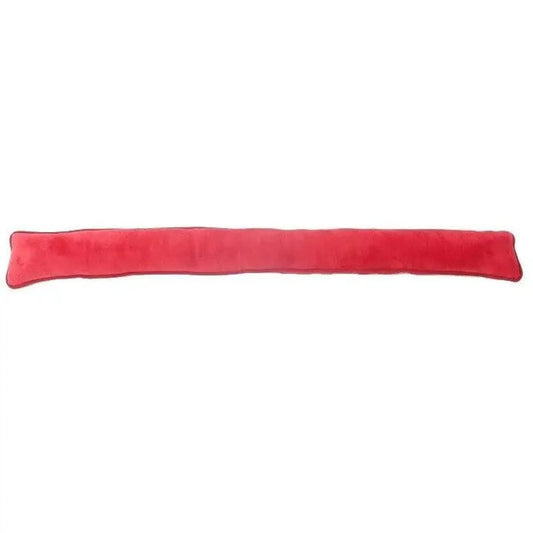 Zugluftstopper aus Microfaser 90 cm Dunkelrot